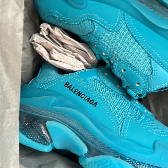 BALENCIAGA 37 BLUE TRIPE S - Picture 3 of 4